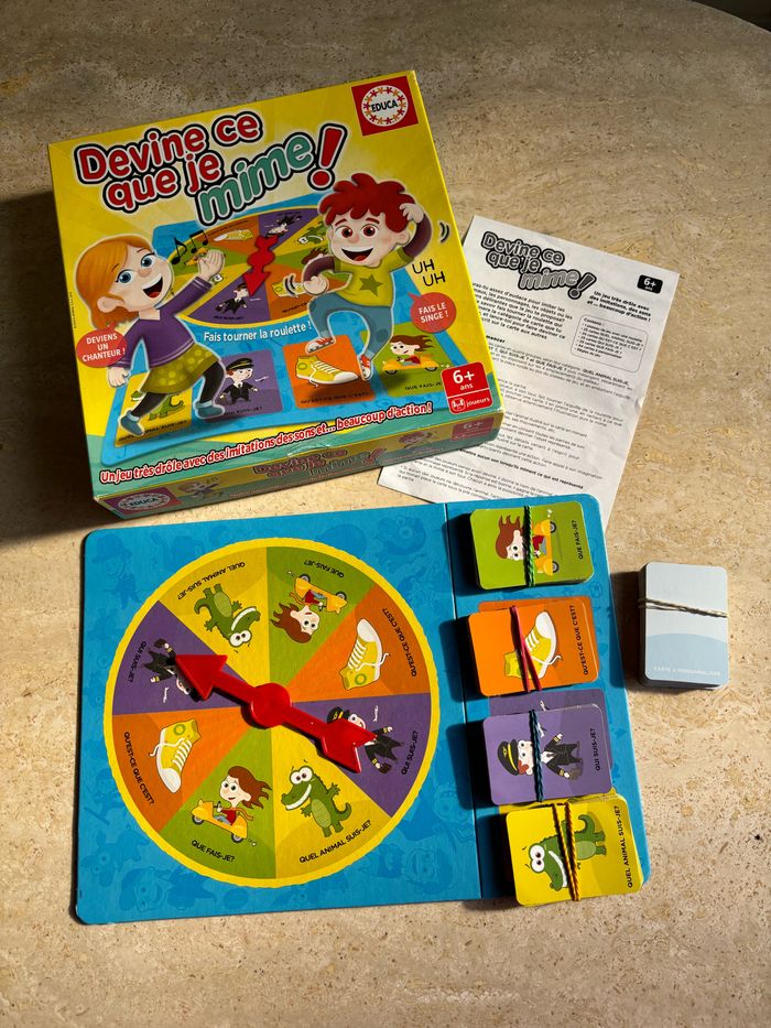 JEU "DEVINE CE QUE JE MIME" DE EDUCA