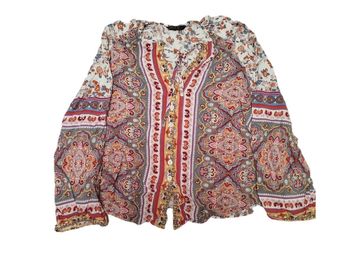 Blouse bohème fleurie colorée | Shein | XL