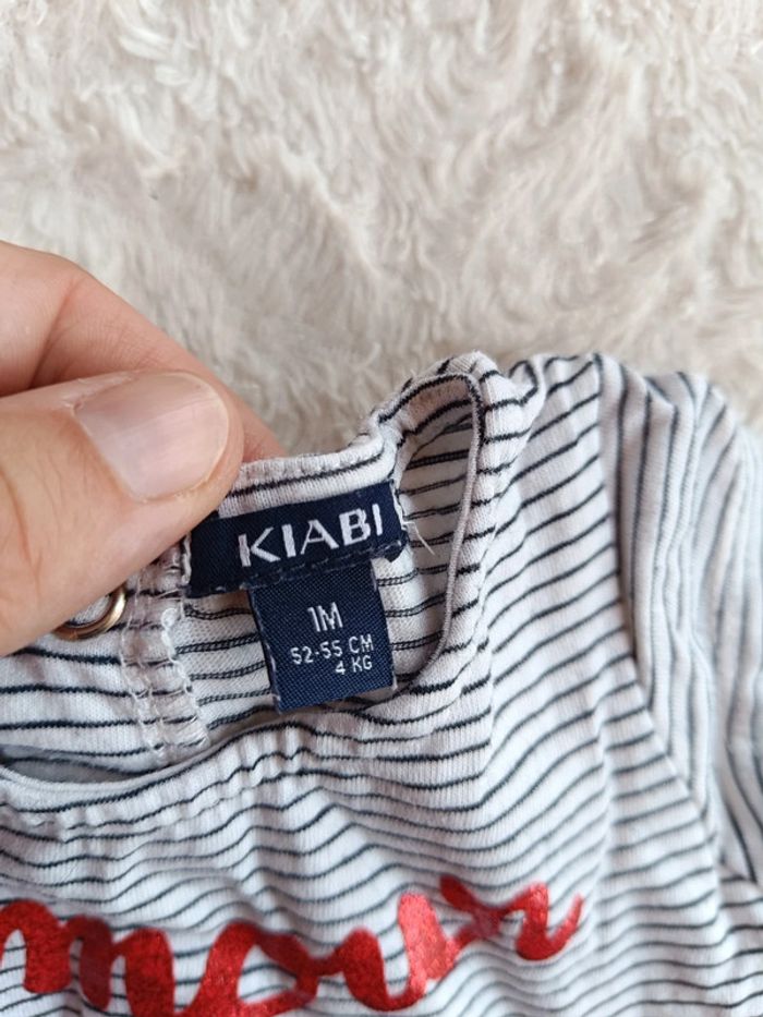 Robe manches courtes Fille 1 mois Amour Kiabi - photo numéro 5