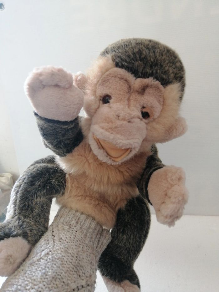marionnette peluche singe '' heunec - photo numéro 4