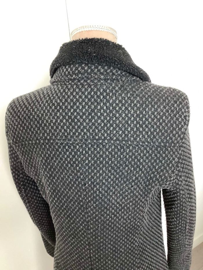 Manteau gris noir naf naf 36 - photo numéro 10