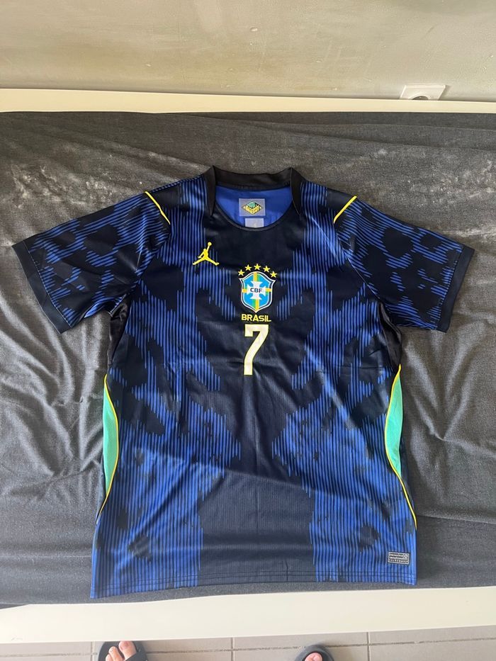 Maillot Brésil extérieur 2026 🇧🇷 Vinícius Jr n°7 – Taille XL - photo numéro 2