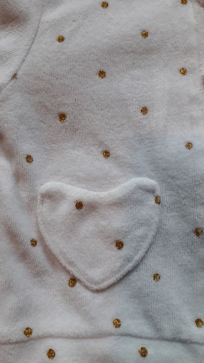 Cardigan, gilet, sweat à capuche velours rase 9 mois - photo numéro 2