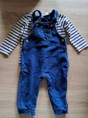 Ensemble salopette 18 mois