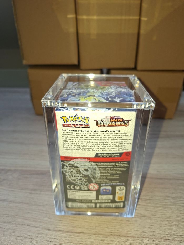 Lot de 5 acryliques pour demi display 18 boosters Pokémon aimantée et épaisse - photo numéro 4
