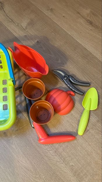 🍃 Ensemble de jouets du jardinier – Panier & accessoires imitation – Très bon état