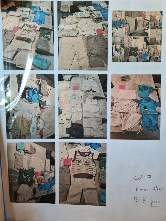 Lot numéro 7 de vêtements printemps- été garçon 6 mois - photo numéro 4