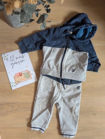 Ensemble gilet et jogging Timberland 12 mois
