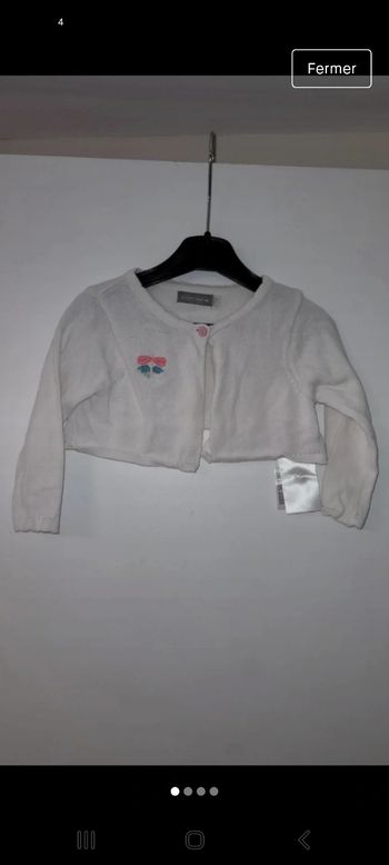 Boléro sergent major 9 mois