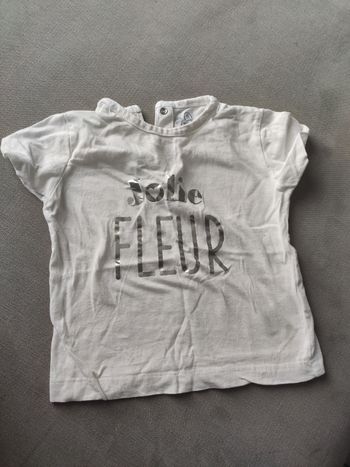 Tee shirt blanc 18 mois