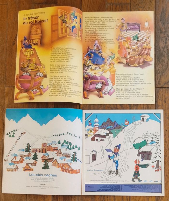 Lot 2 anciens magazines perlin et pinpin années 80 vintage - photo numéro 3