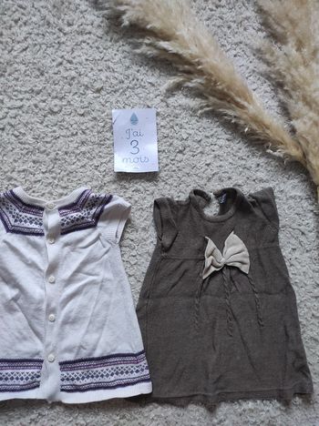 Lot de 2 robes pull