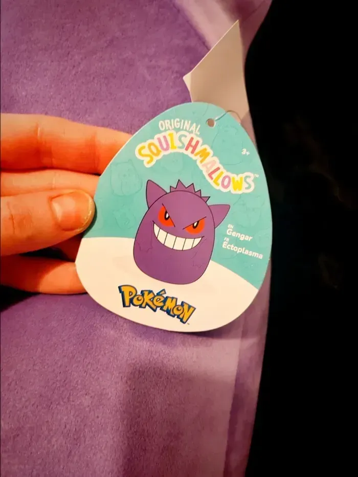 Très grande peluche Pokémon / Ectoplasma, Gengar - Squishmallow - Neuve - photo numéro 6