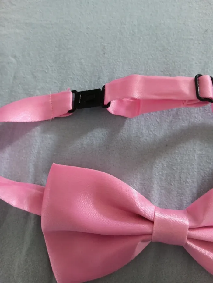 Nœud papillon rose - photo numéro 3