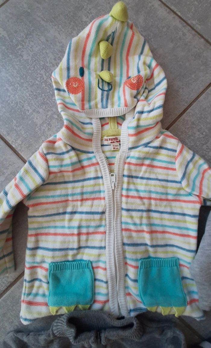 Le 4 gilets bébé garçon 3mois - photo numéro 2