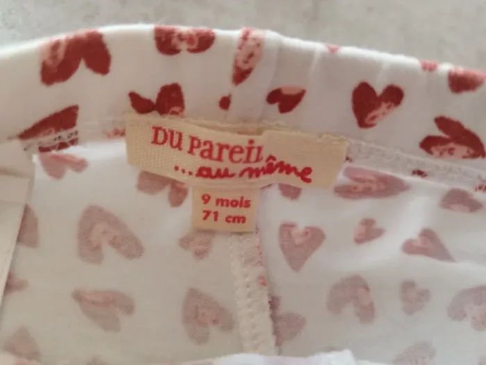 Lot de leggings bébé - photo numéro 7