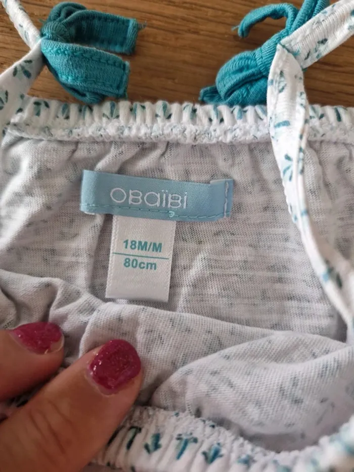 Combi-short - Taille 18 mois 80cm - Obaïbi - photo numéro 6
