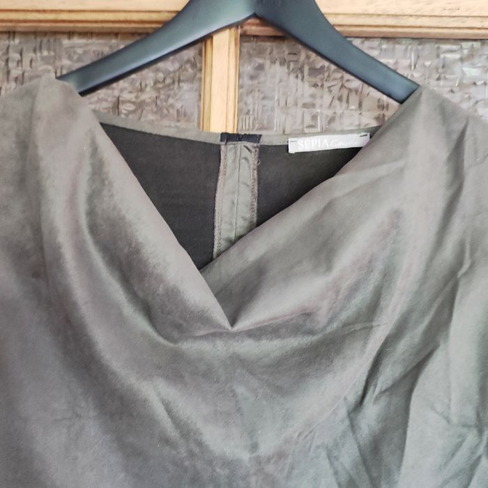 Robe courte type dain kaki - photo numéro 2