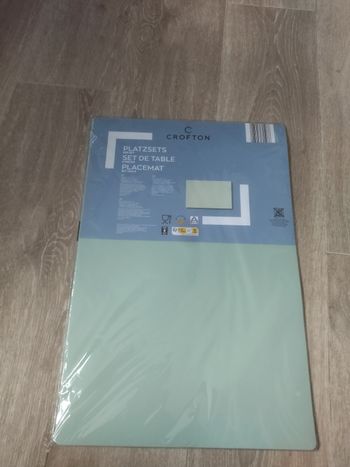 Set de table neuf vert