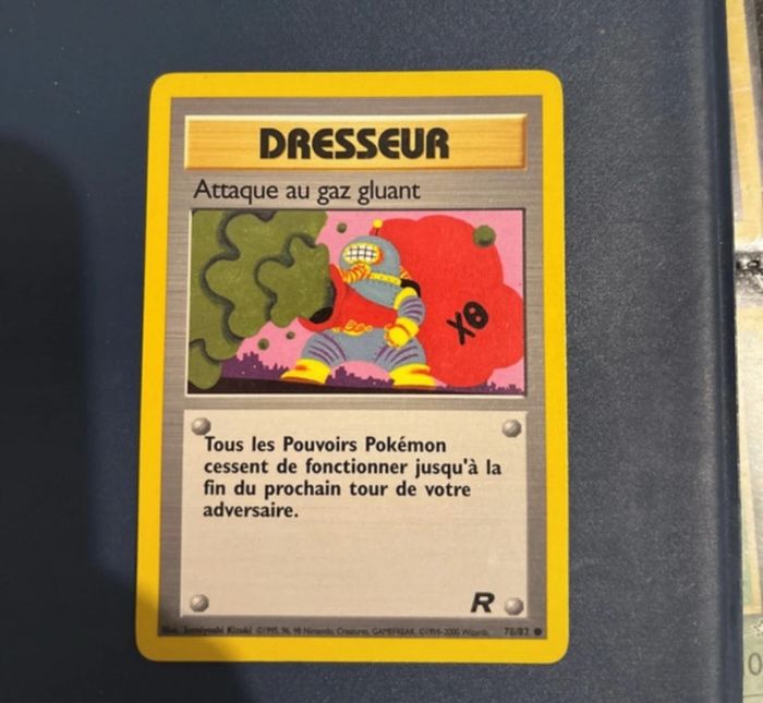 Carte Pokémon Wizards Attaque au gaz gluant 78/82 Rocket