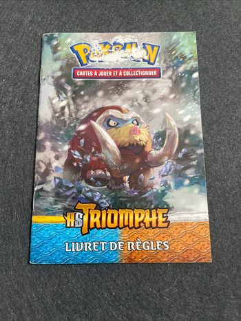 Pokémon Livret De Règles / Liste Des Cartes - HS Triomphe