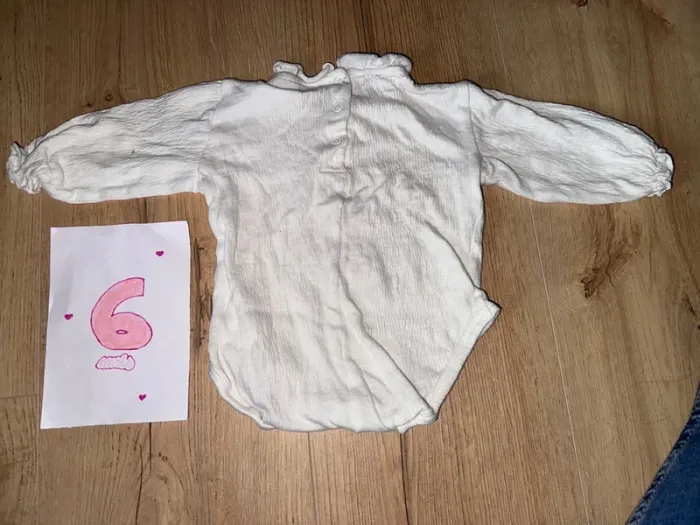 Body manches longues taille 3-6 mois - photo numéro 3