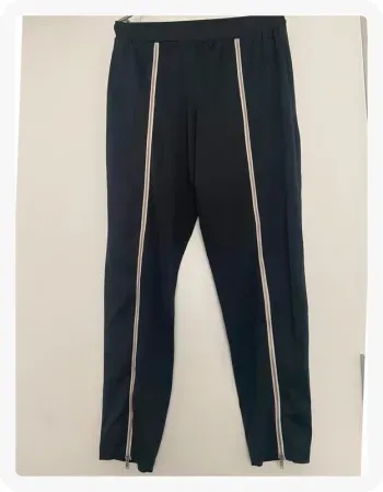 Pantalon legging fermetures bleu foncé Oysho