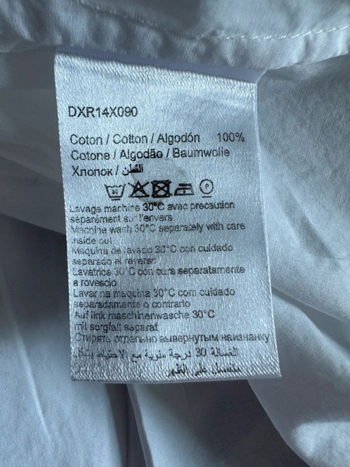 Chemisier long blanche Gerard Darel T:42 - photo numéro 5