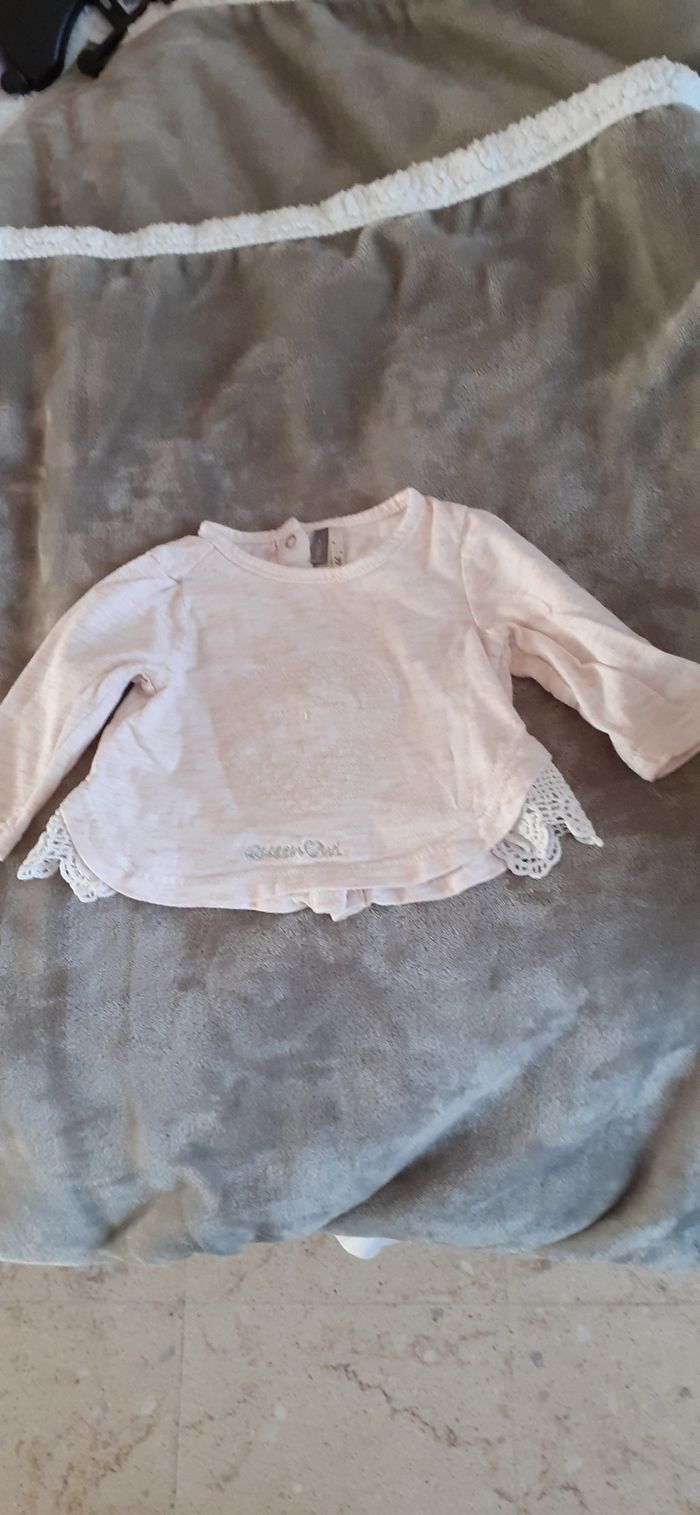 Blouse bébé fille 1 mois