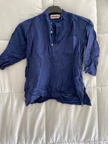 Chemise Fabindia bleu taille 24-36 mois / 92 cm