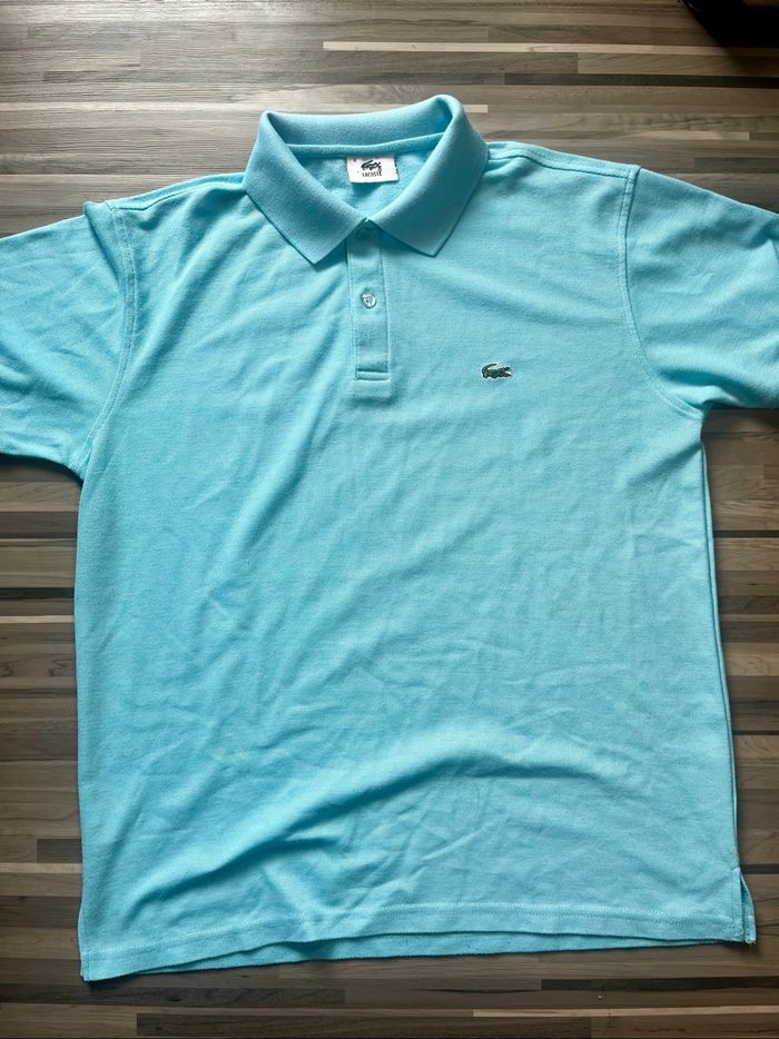Polo Lacoste - bleu ciel -M - photo numéro 2