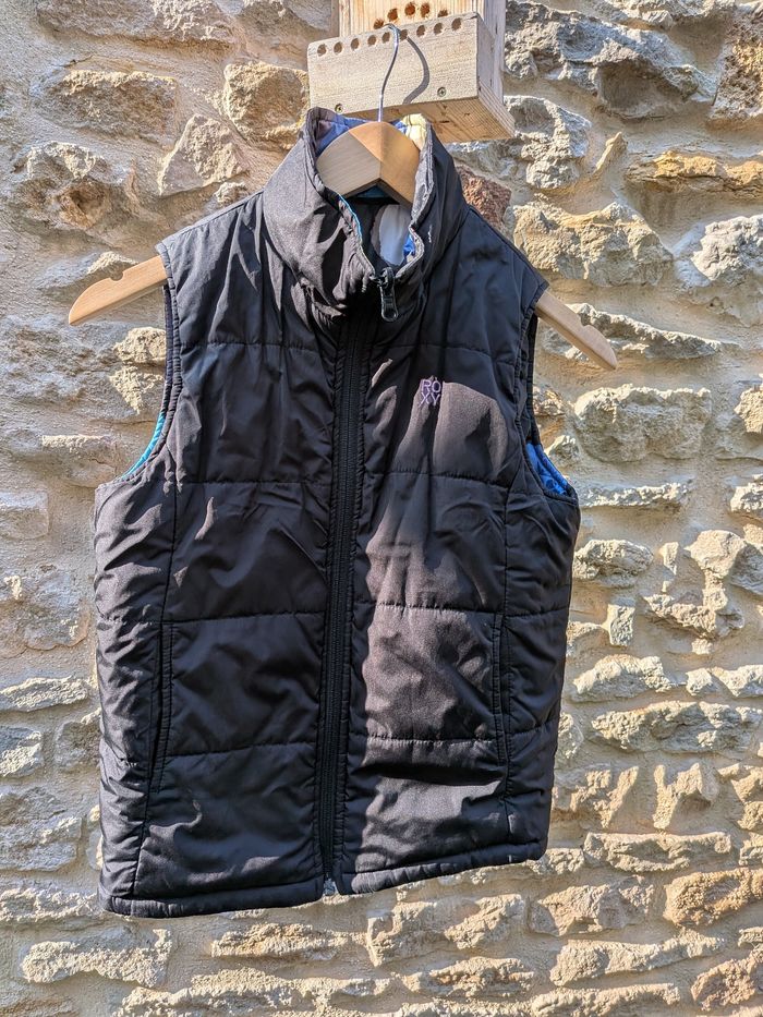 Veste sans manche Roxy enfant réversible 10 ans noire et motifs - photo numéro 8