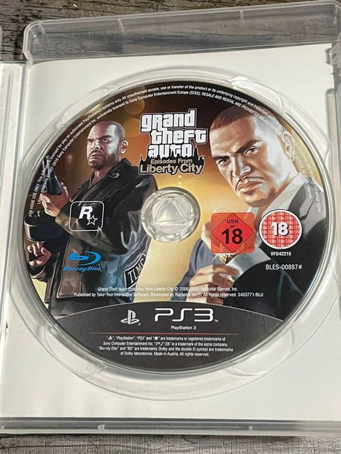 GTA Epsiode from Liberty City Jeu PS3 sans carte Sony - photo numéro 3