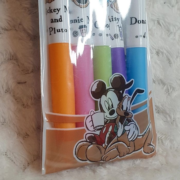 Stylo Japan Disney Store Juice Up Gel Pen 5pcs Set Mickey & Friends Latte - photo numéro 5