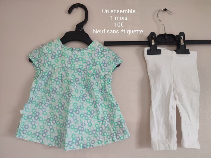 Ensemble 2 pièces 1 mois neuf