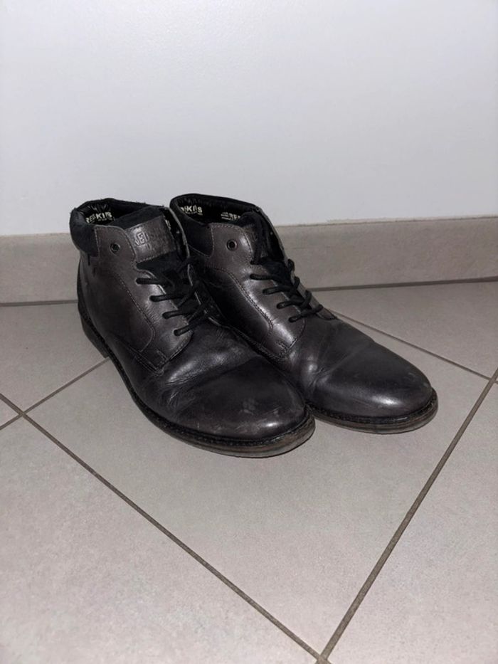 Bottines noir cuir Redskins / Taille 43 / Bon état