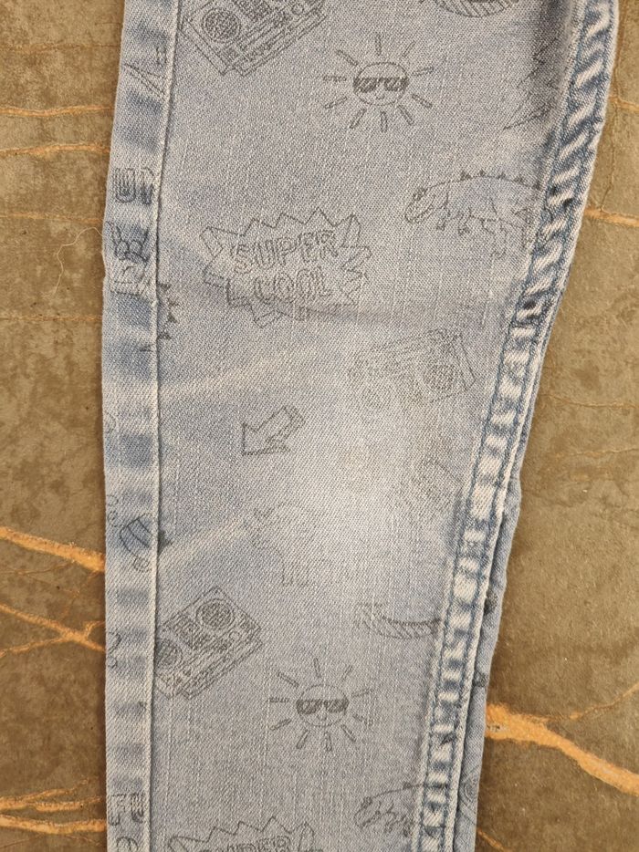 Pantalon bleu dinosaures DPAM 4 ans - photo numéro 6