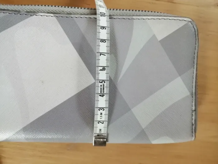 Portefeuille gris clair - photo numéro 5