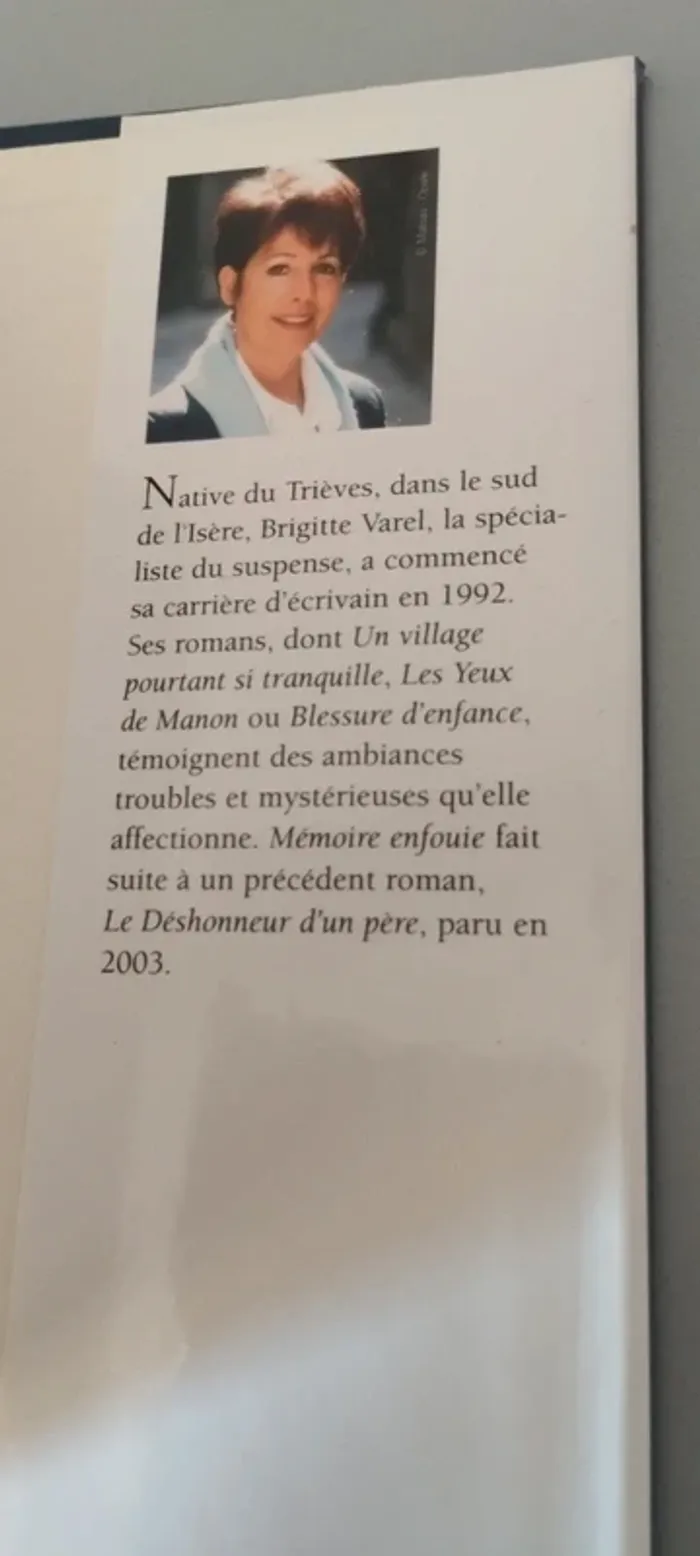 Mémoire enfouie Brigitte Varelle - photo numéro 3