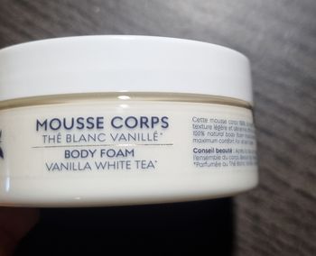 mousse corps thé blanc vanille leonia 75ml