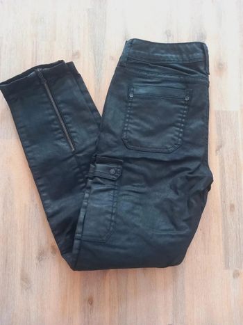 Pantalon noir Teddy Smith – Style biker/cargo – W31 (équiv. 40 FR)
