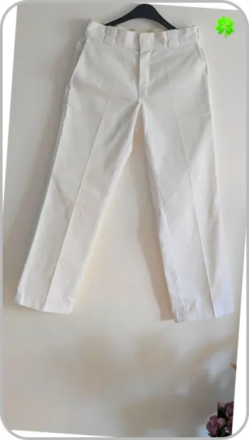 Chino blanc Dickies 874 homme 38