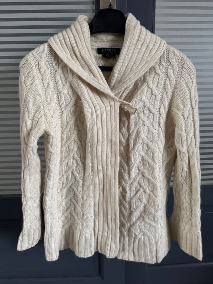 Gilet torsadé Ralph Lauren taille M