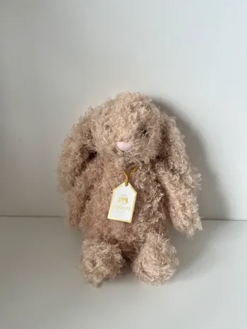 Original bashful luxe CURLY bunny Jellycat
