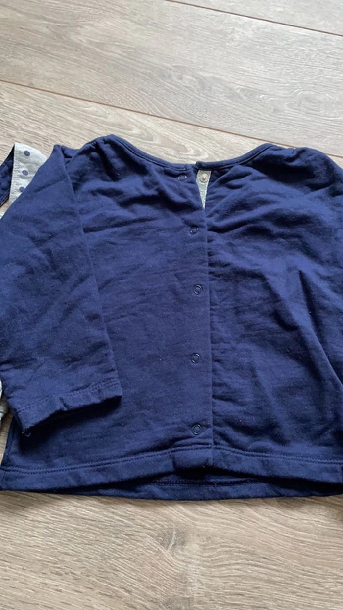 Ensemble salopette jupe + gilet 18 mois - photo numéro 3