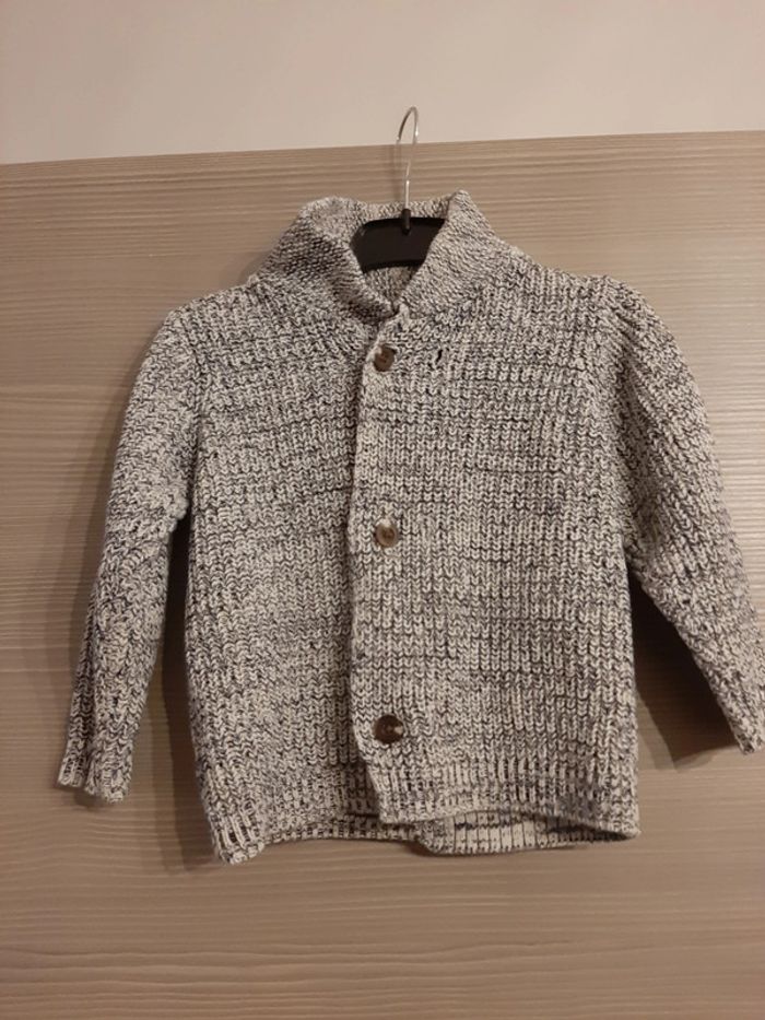 Gilet garçon 18mois tape a loeil