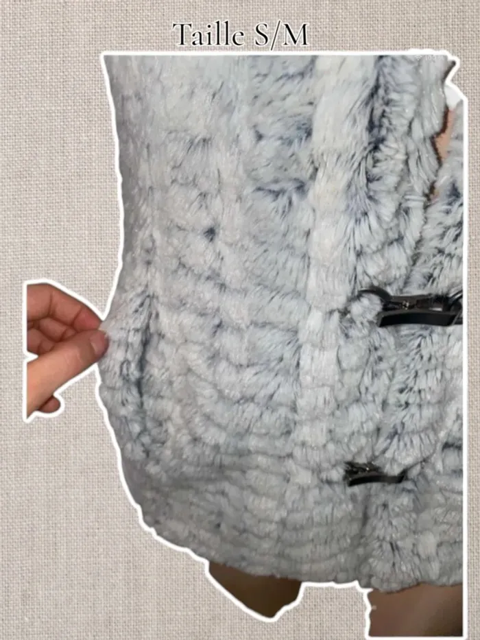 Magnifique veste sans manches - toutes douce - Taille S/M - Fred Sabatier - photo numéro 2