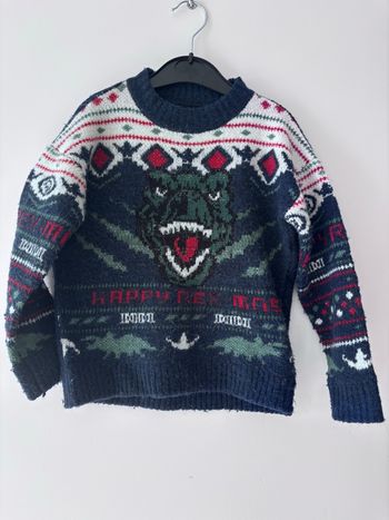 Pull de Noël Jurassic Park 4 ans