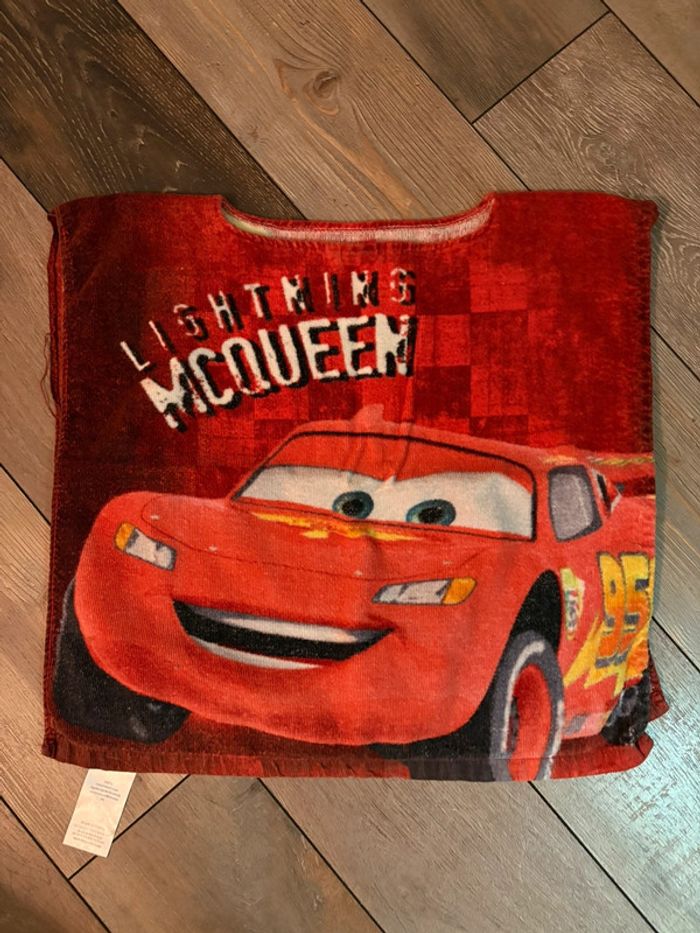 Cape de bain cars rouge taille unique