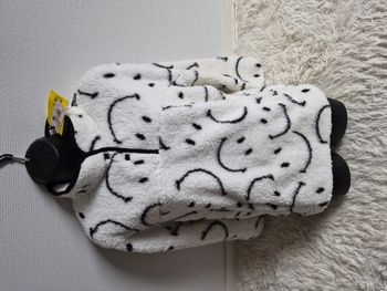 Polaire Etam blanche/noire - Taille M - Neuve avec étiquette